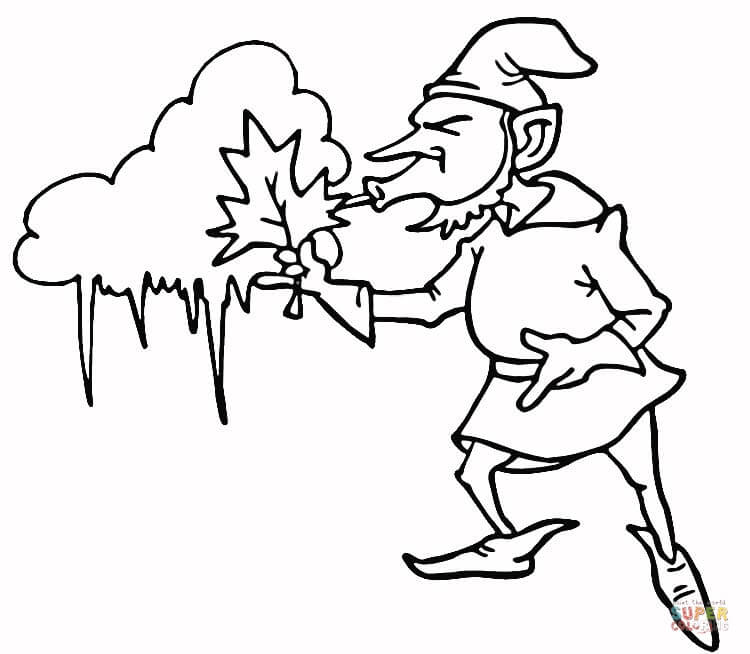 Jack frost coloring page free printable coloring pages