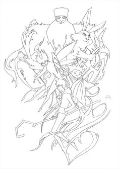 Idãer pã rise of the guardians coloring pages eventyr tegninger mandala tegning