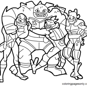 Ninja turtles coloring pages printable for free download