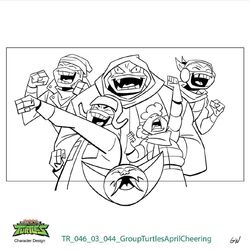 Rise of the teenage mutant ninja turtles tv seriesconcept art tmntpedia