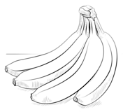 Bananas coloring pages free coloring pages
