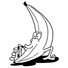 Top free printable banana coloring pages online banana picture coloring pages banana