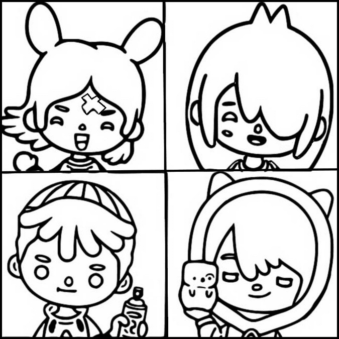 Toca boca coloring pages printable for free download