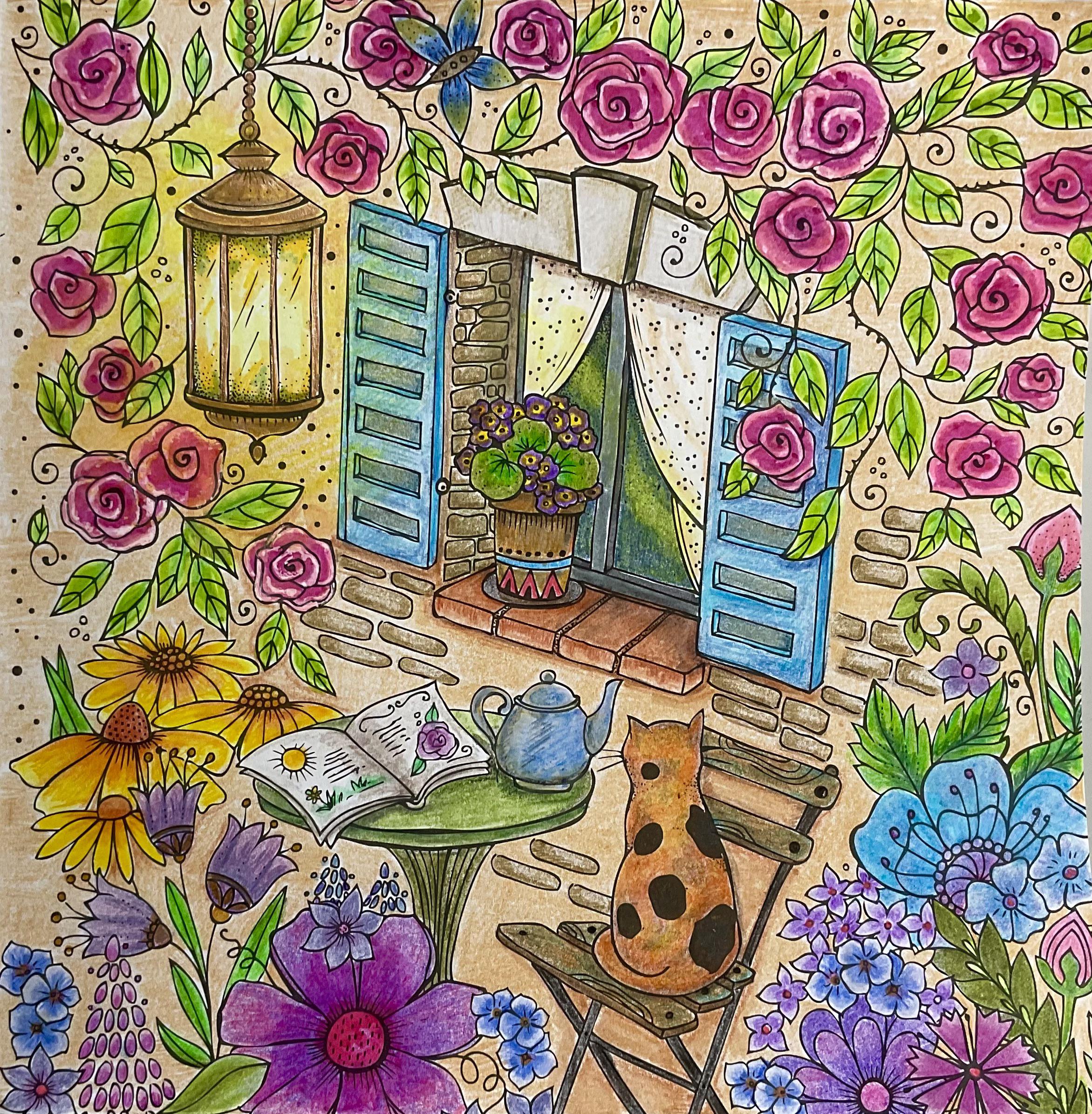 From mein sommerspaziergang my summer walk by rita berman rcoloring