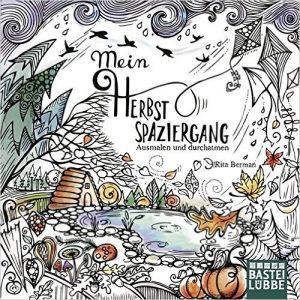 Mein herbstspaziergang ausmalen und durchatmen my autumn walk
