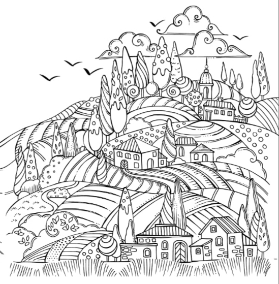 Meine reise durch europa rita berman adult coloring book