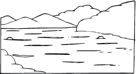Best pond river and lake coloring pages for kids