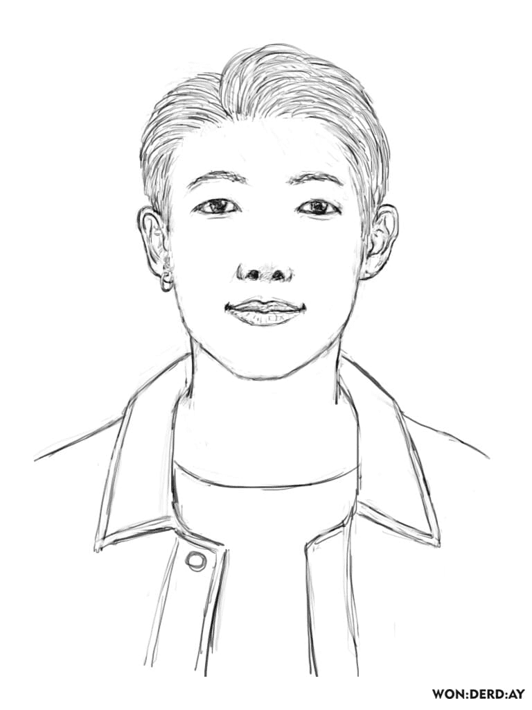 Bts coloring pages printable for free download