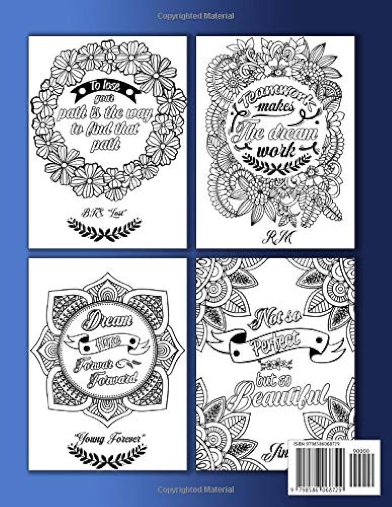 Bts quotes coloring book beautiful stress relieving coloring pages for army and kpop fans i purple u in rm jimin v jungkook suga jhope jin zhang dorothy books