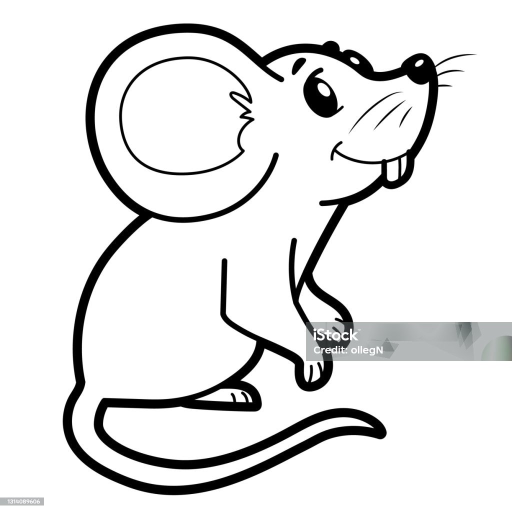 Coloring book or page for kids black and white vector illustration stock illustration
