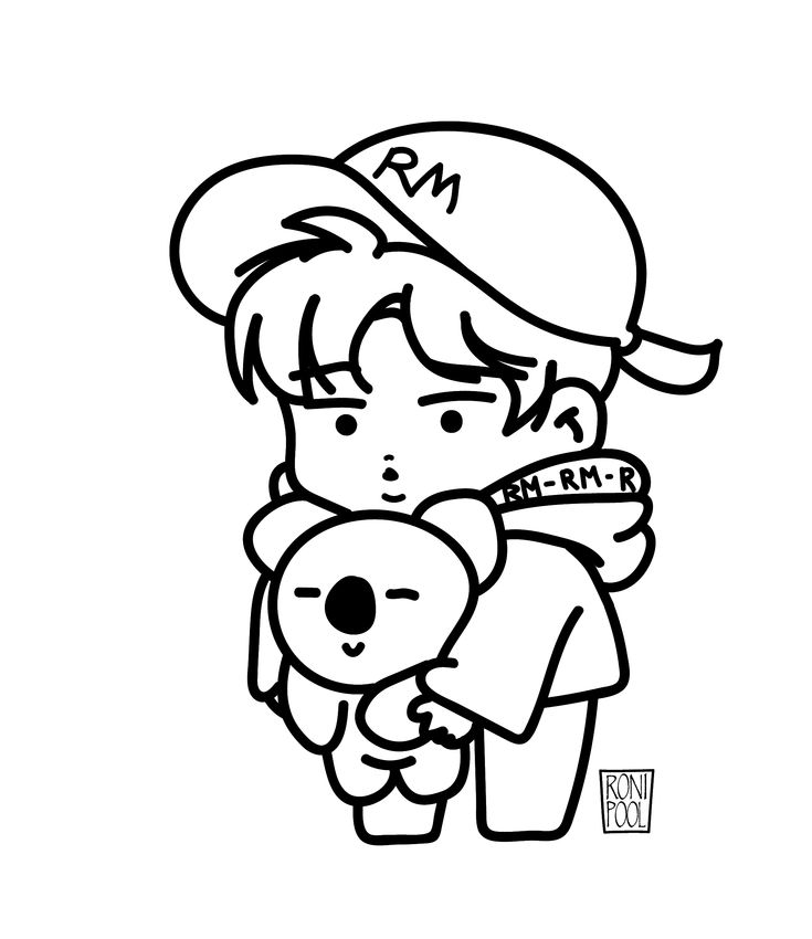 Bts fanart bt namjoon rm and koya