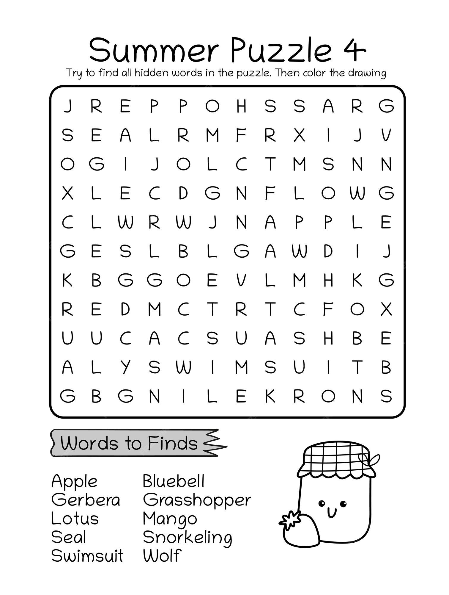 Premium vector summer coloring pages for kids hello summer coloring book for children