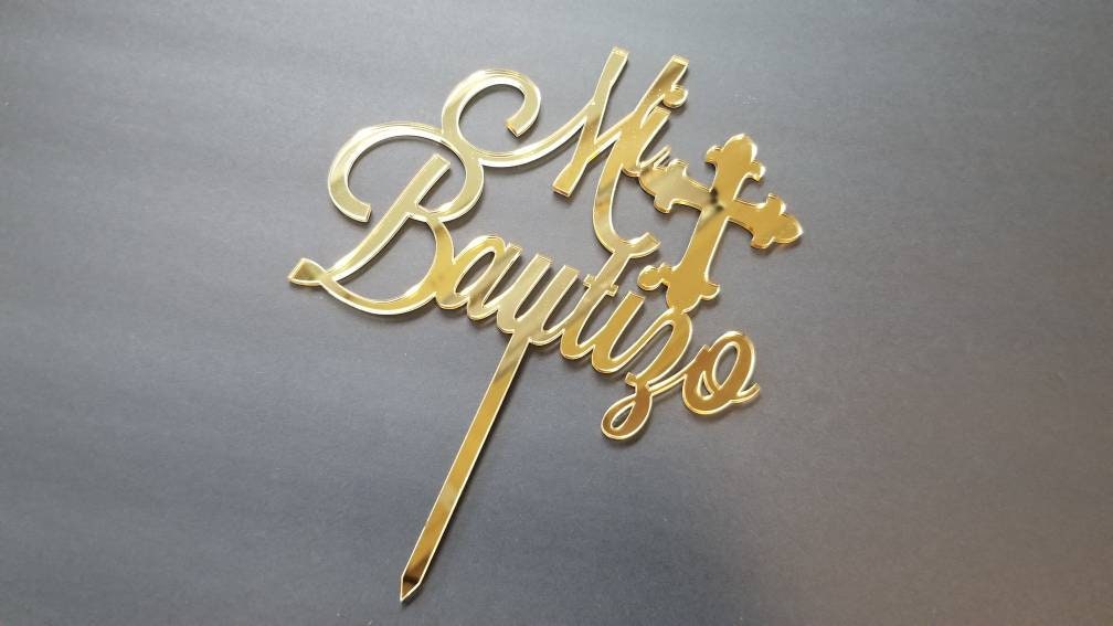 Bautizo cake topper baptism cake topper my baptism cake topper acrylic cake topper cake decoration for baptism decoracion para bautizo
