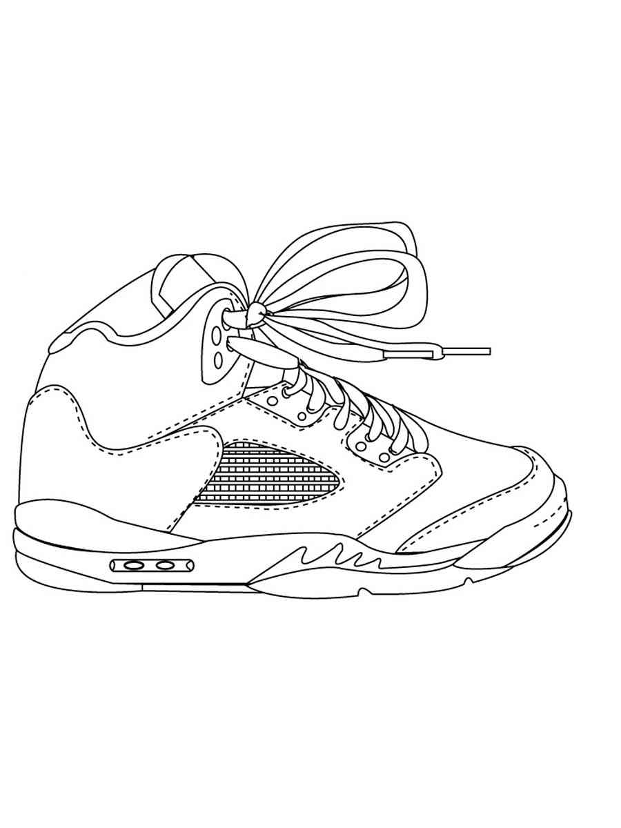Air jordan coloring pages