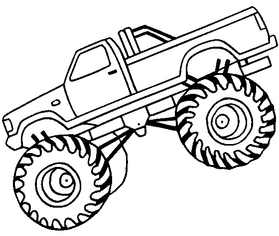 Monster truck off road coloring page luhur hati