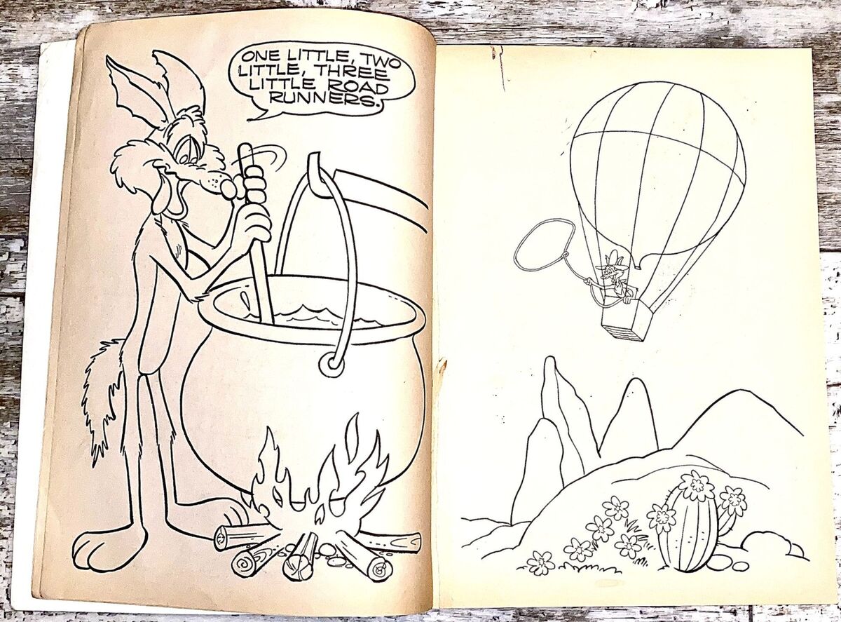 Rare the road runner coloring book whitman publishing wile e coyote