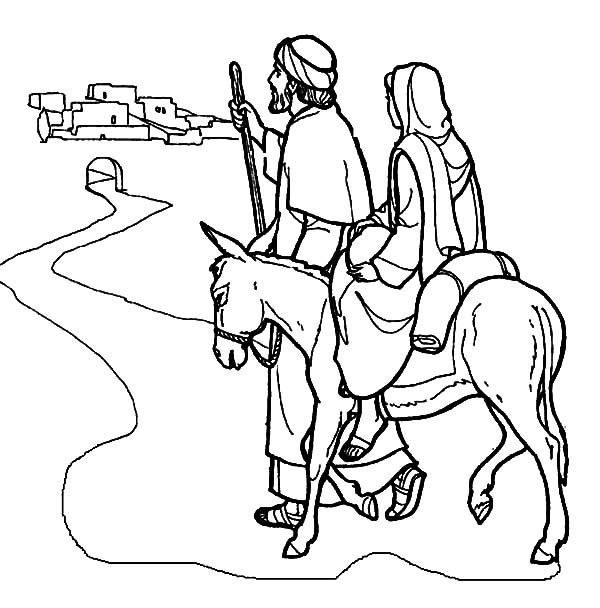 Mary and joseph going to bethlehem coloring pages nativity coloring pages coloring pages christmas coloring pages