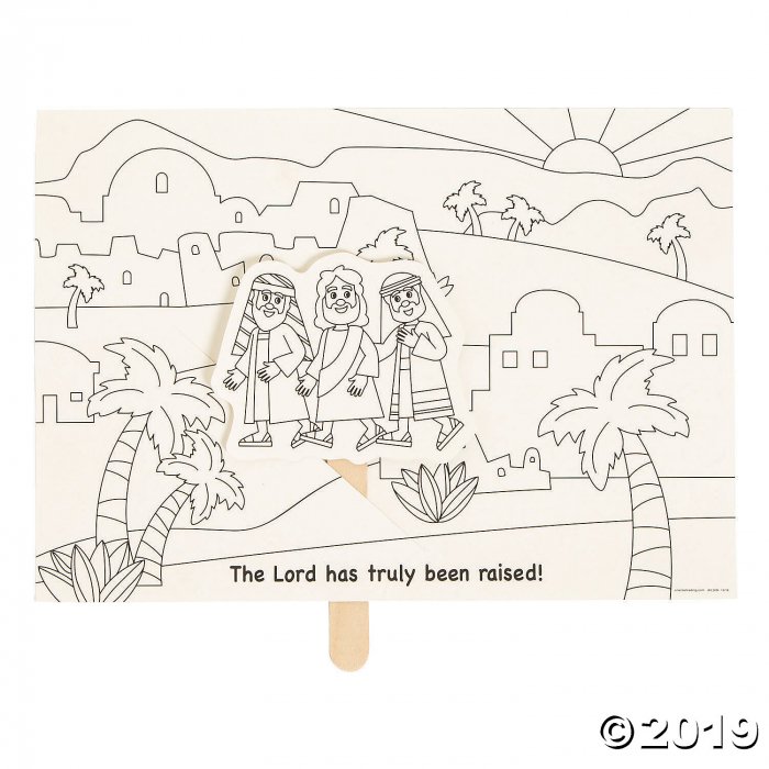 Color your own the road to emmaus pop