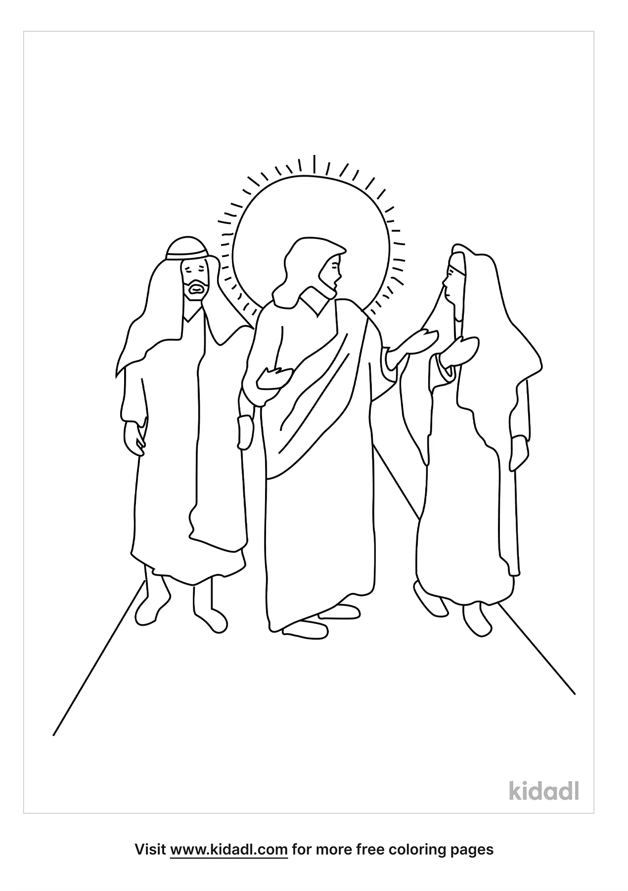 Free walk to emmaus coloring page coloring page printables