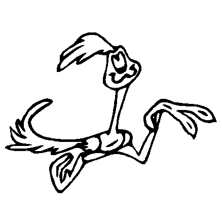 Road runner decal