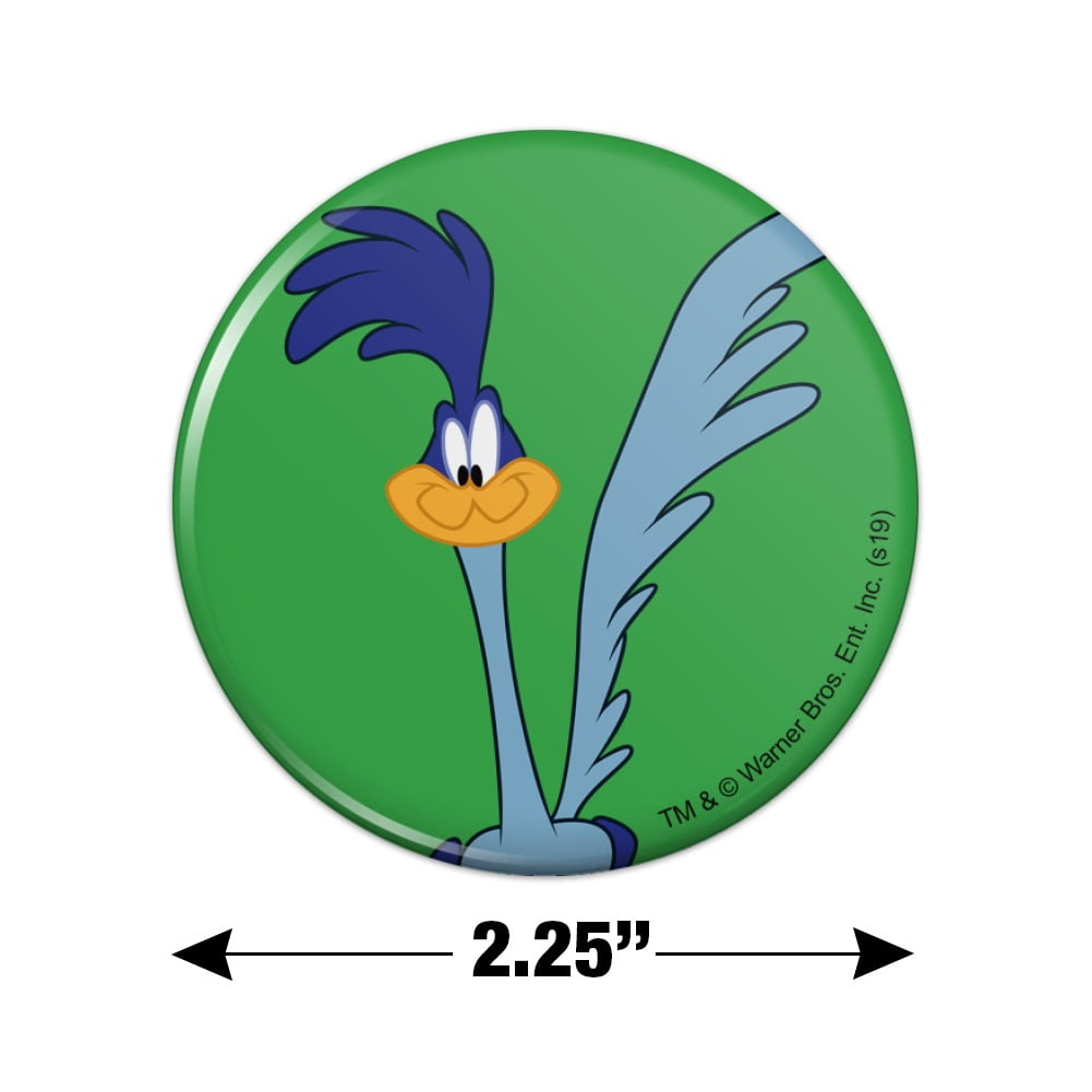 Looney tunes road runner kitchen refrigerator locker button magnet