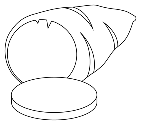 Roasted sweet potato emoji coloring page free printable coloring pages