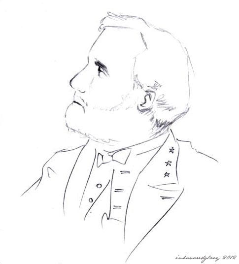 General robert e lee by inhonoredglory on