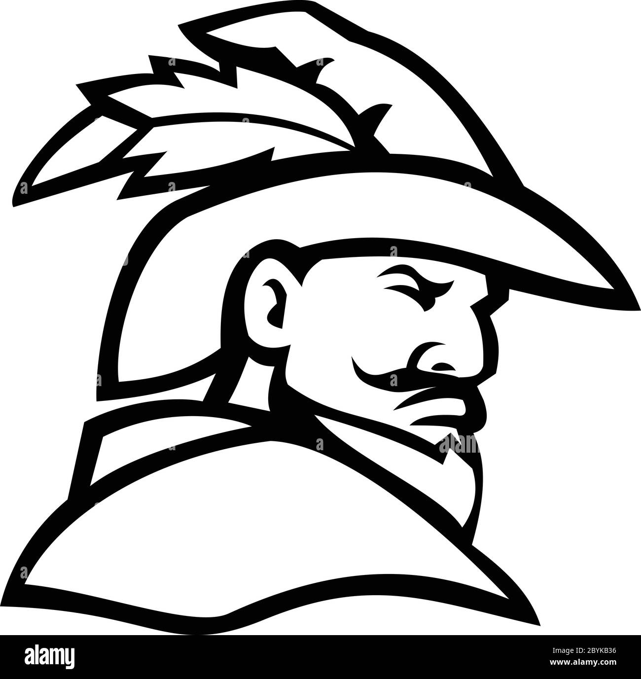 Robin hood illustration cut out stock images pictures