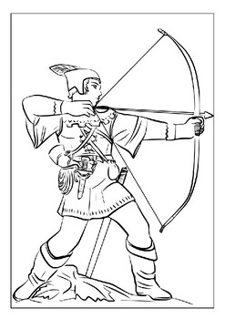 Robin hood coloring pages unleash your creativity in the enchanted forest p