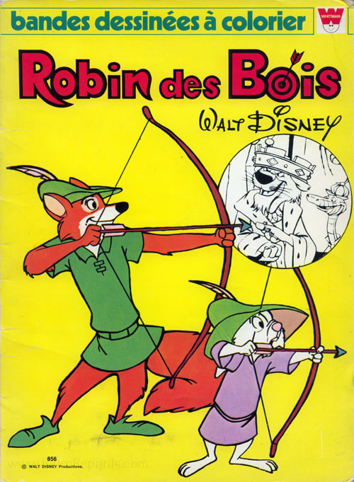 Robin hood disneys coloring book coloring books at retro reprints