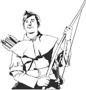 Robin hood coloring pages free printable pictures
