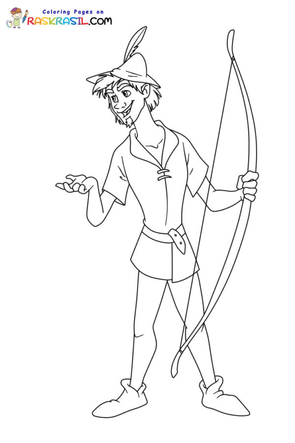 Robin hood coloring pages