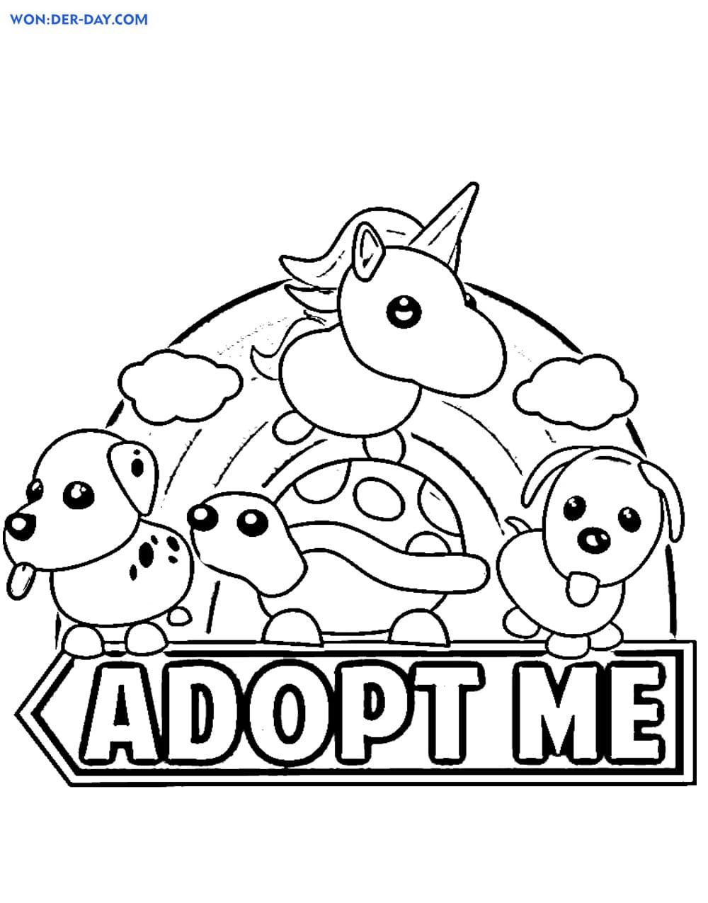 Adopt me loring pages wonder