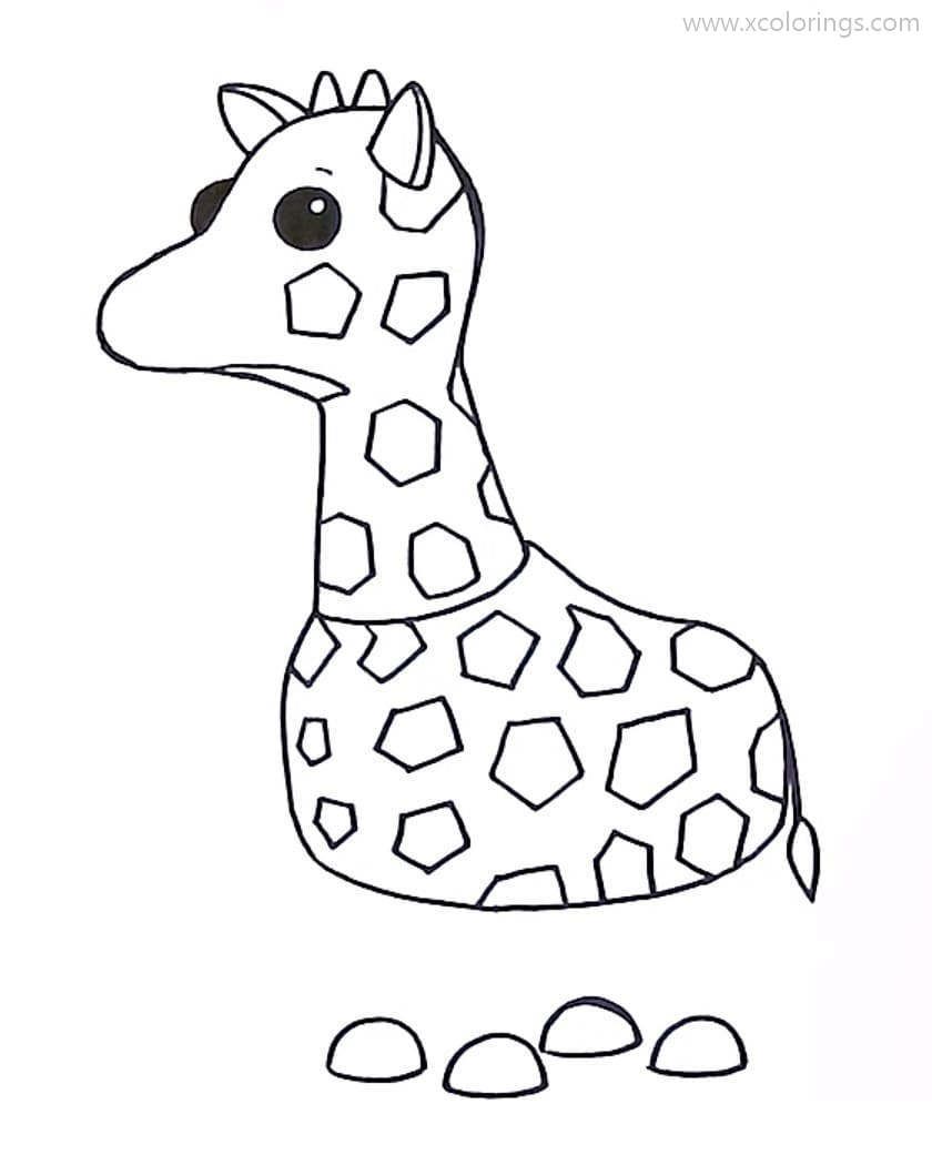 Roblox adopt me coloring pages giraffe pãginas de colorir animais desenhos para colorir desenhos para coloriri