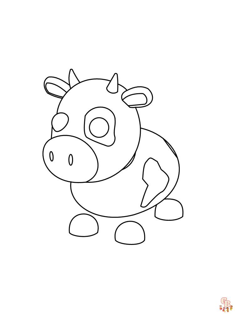 Free adopt me coloring pages for kids