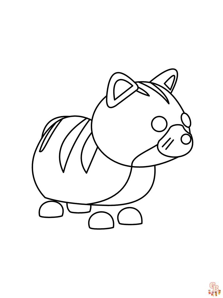 Free adopt me coloring pages for kids