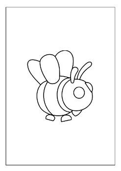 Vibrant tales printable printable adopt me pets coloring pages collection