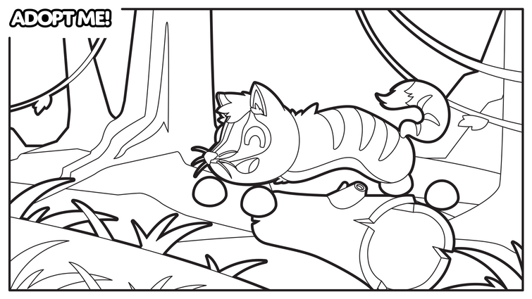 Day of doing play adopt me coloring pages