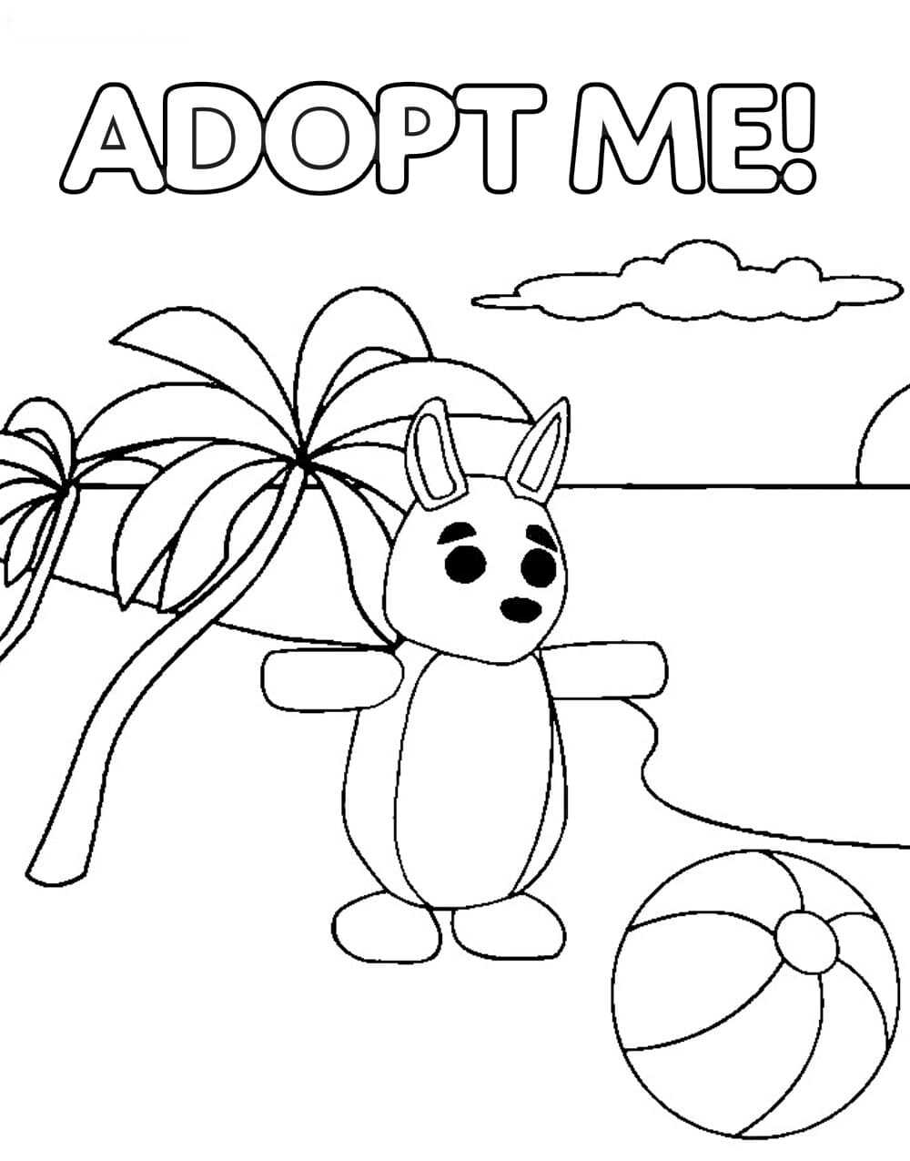 Adopt me coloring pages