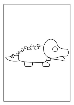 Colorful adventures printable adopt me animals coloring collection