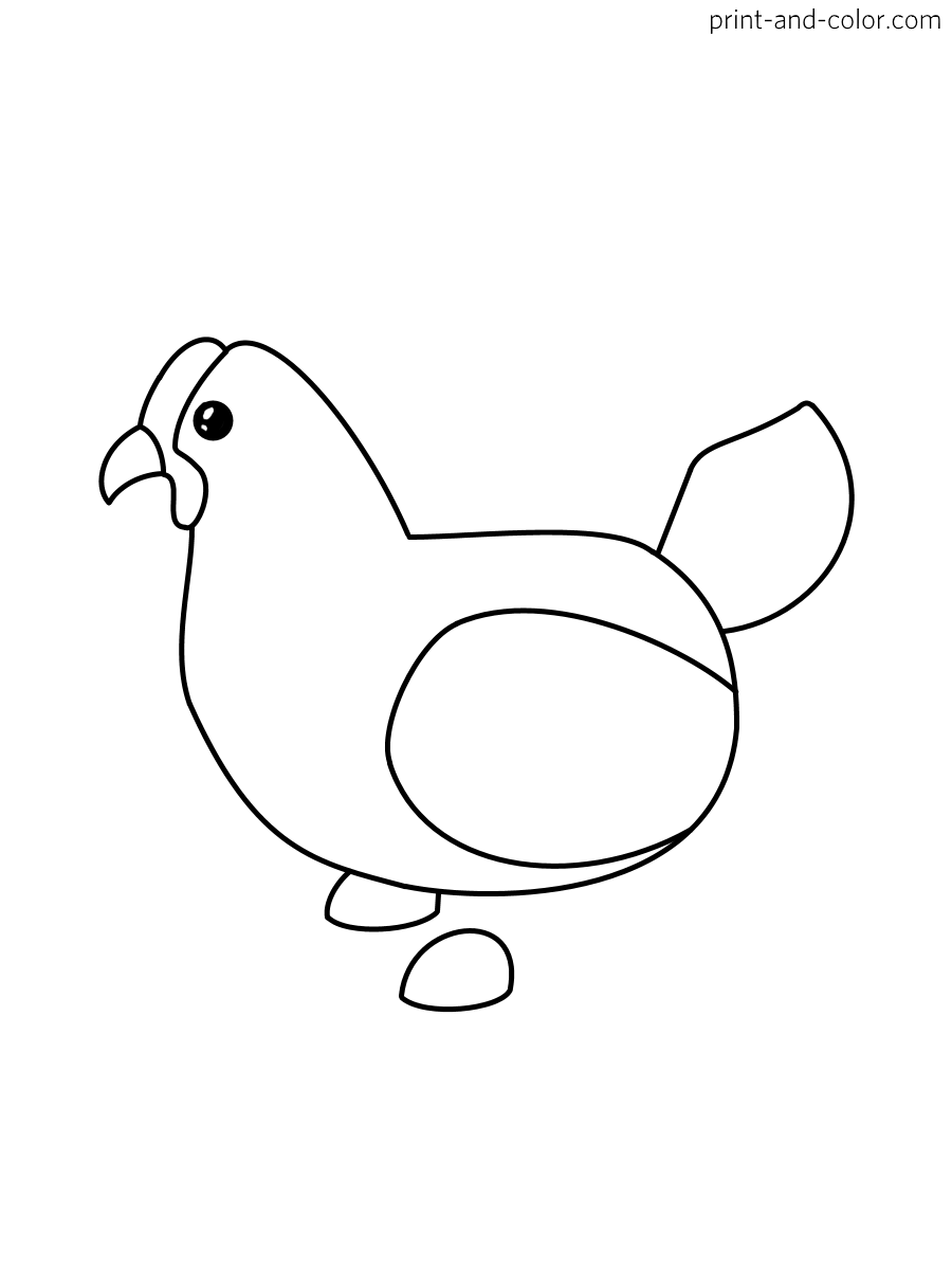 Adopt me coloring pages print and color
