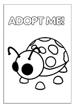Immerse in roblox magic printable adopt me coloring pages for kids