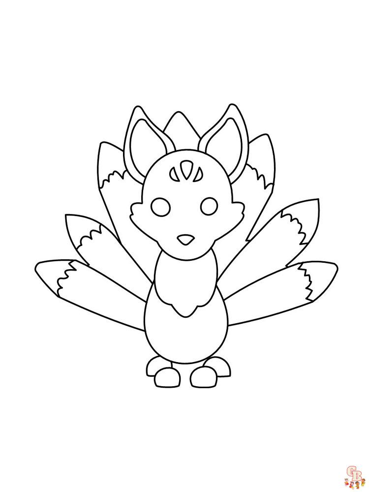 Free adopt me coloring pages for kids