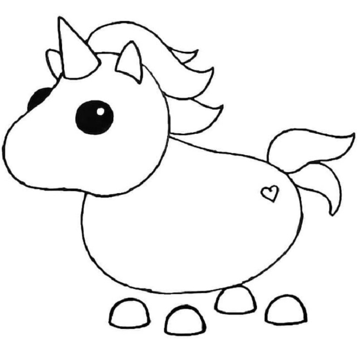 Adopt me pets coloring pages to print for kids