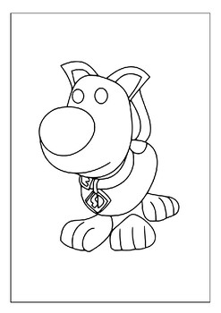 Adorable virtual pets e to life printable adopt me coloring pages collection