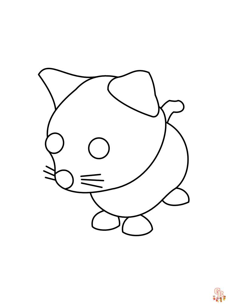 Free adopt me coloring pages for kids