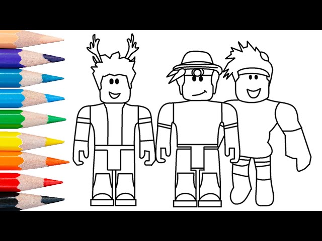 Roblox coloring page