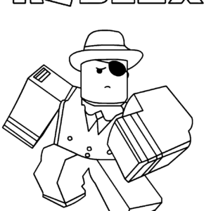 Roblox coloring pages printable for free download