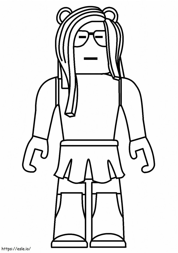 Roblox characters coloring pages
