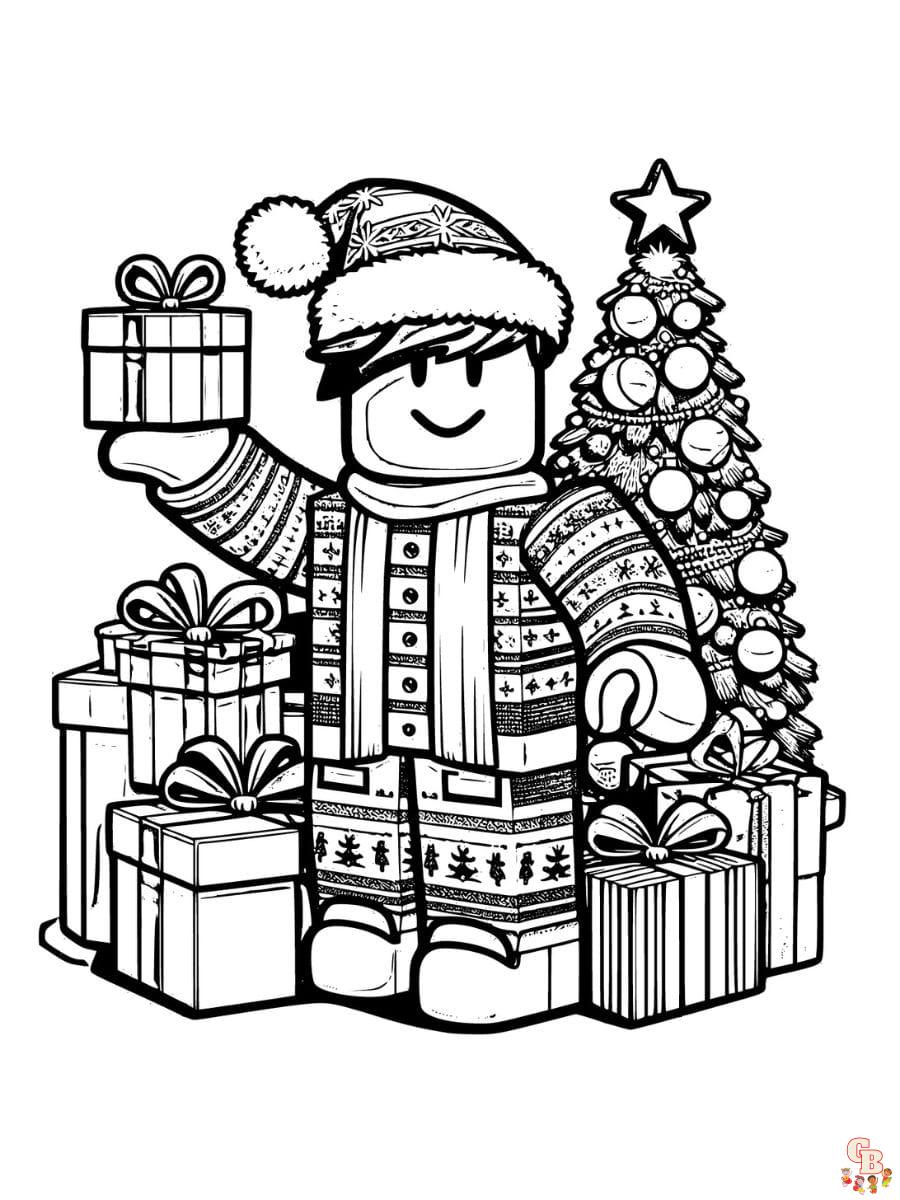 Free roblox coloring pages for kids to print